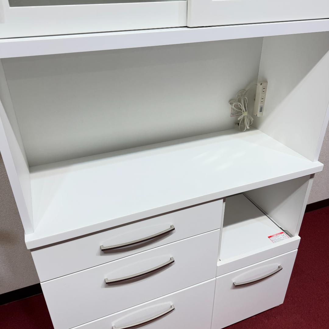 東京23区送料無料　超美品ニトリキッチンボード　幅100㎝　キッチン収納　食器棚