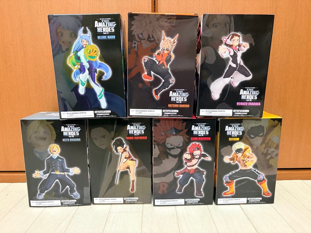 僕のヒーローアカデミア AMAZING HEROES フィギュア19体セット52