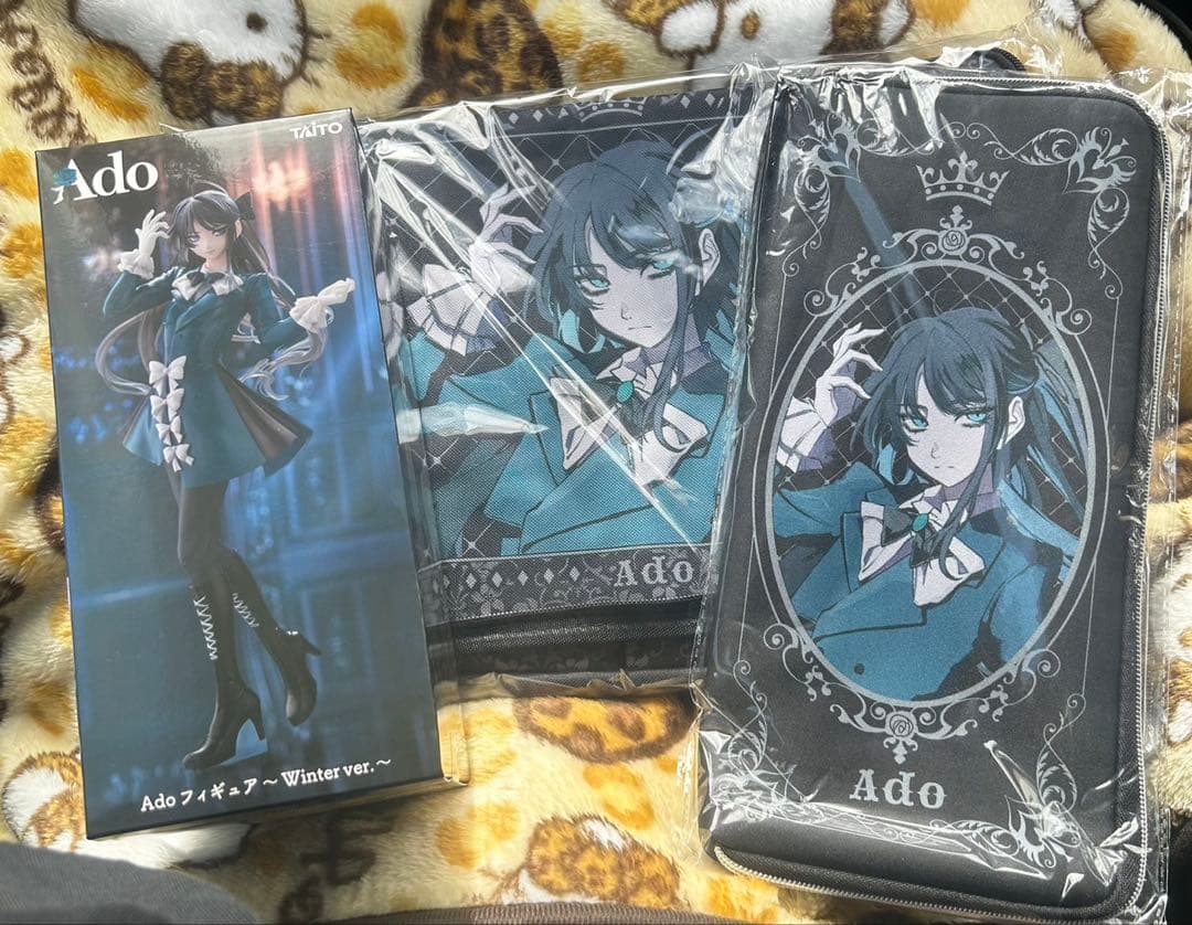 Ado フィギュア Winter ver.ラウンドワン限定 3点セット - メルカリ