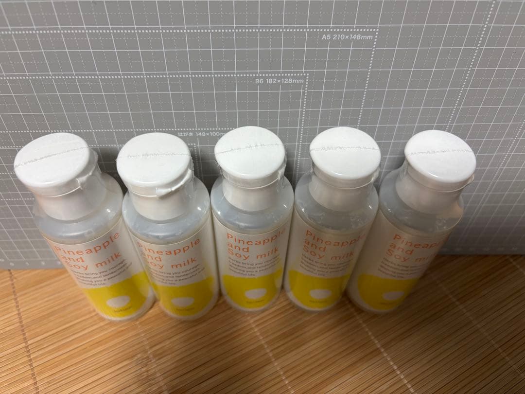 鈴木ハーブ研究所 パイナップル豆乳ローション ミルク 各100ml 5本セット