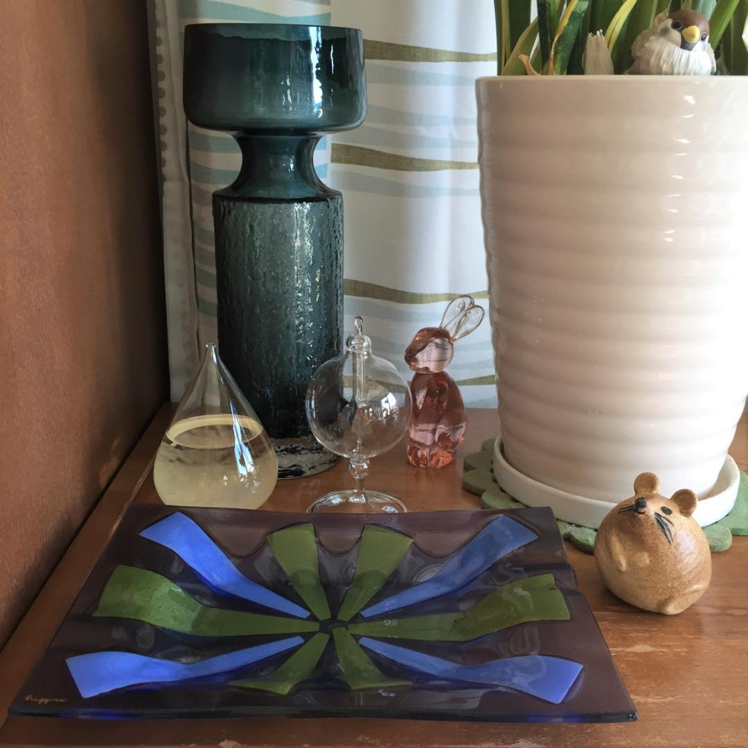 Higginsヒギンス ガラス 灰皿 ロカビリー 50'S