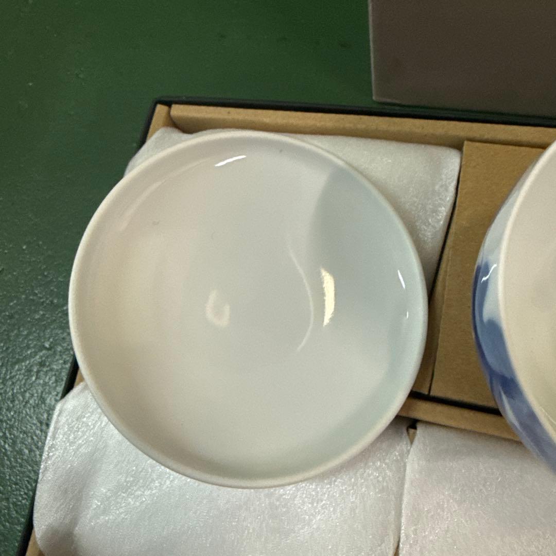 深川製磁 ブルーワイナリー 汲出碗揃 5客セット 元箱有り 560768