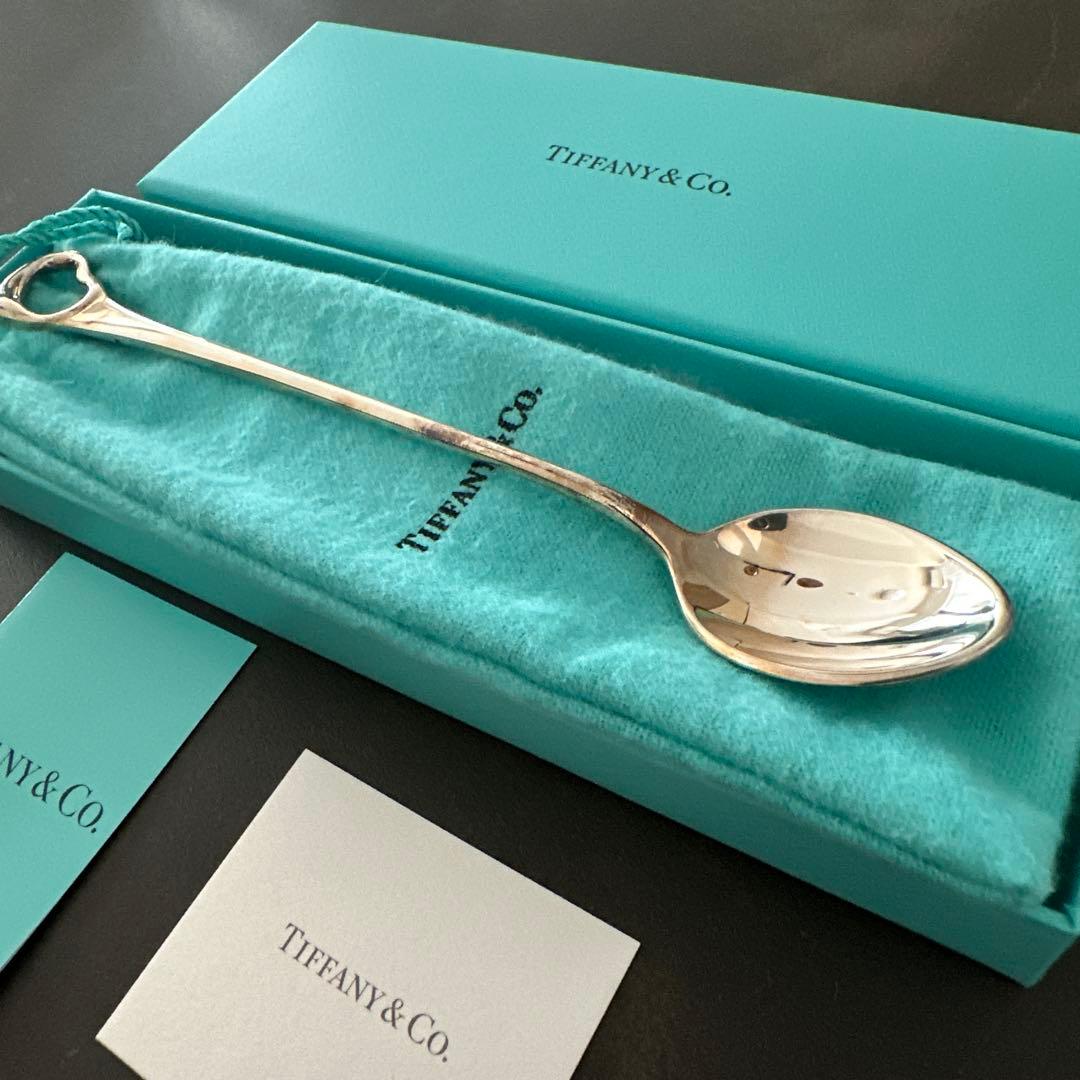 Tiffany オープン ハート フィーディング スプーン