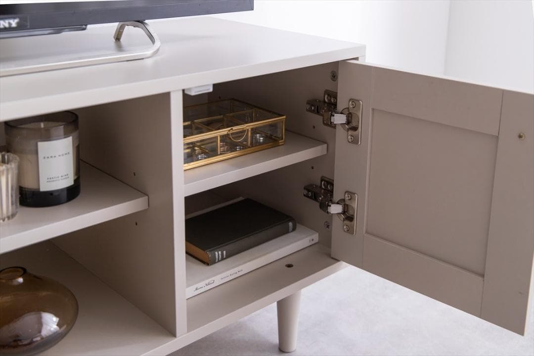 テレビ台 ニュアンスカラー/グレージュ W90