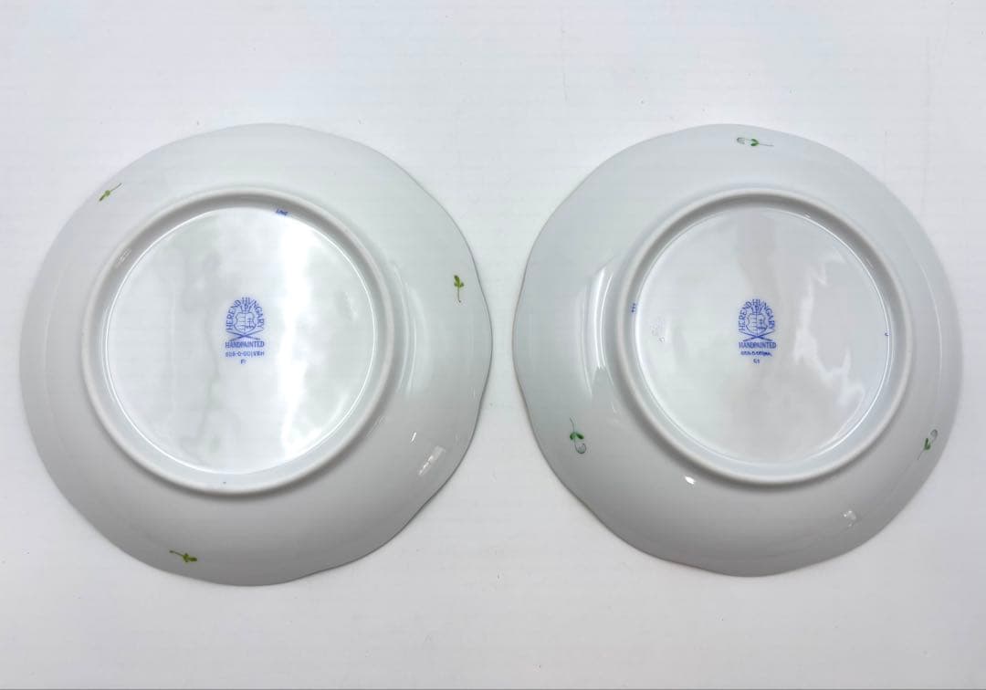 未使用保管品　HEREND ヘレンド　17.5cm プレート　6枚セット　箱付