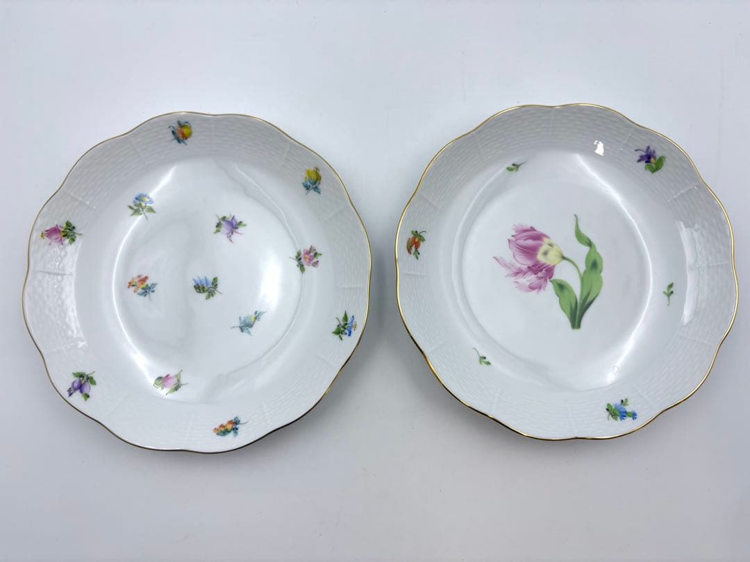 未使用保管品　HEREND ヘレンド　17.5cm プレート　6枚セット　箱付