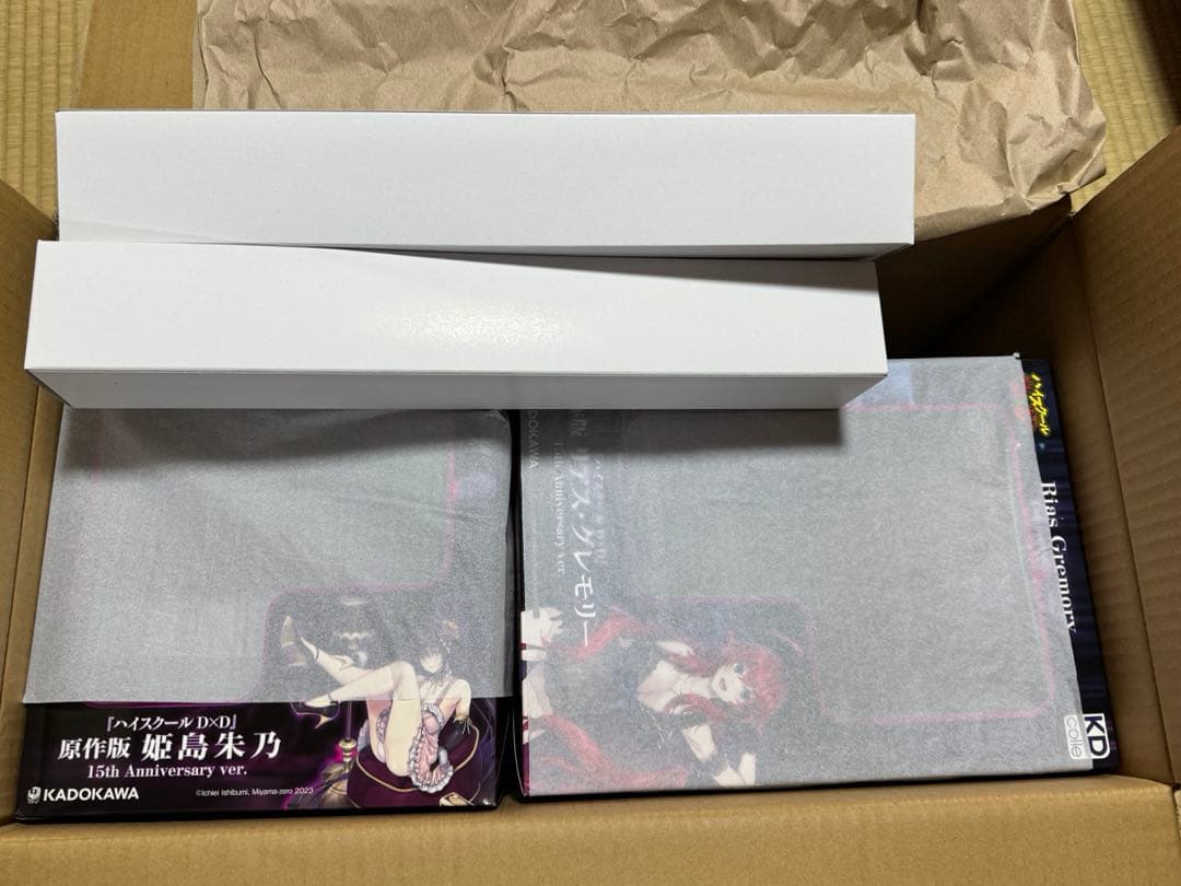 特典付 ハイスクールD×D 15th 原作版 リアス 姫島朱乃 フィギュアセット