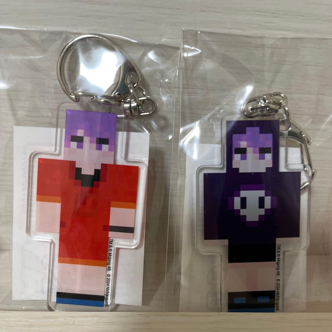 日常組 しにがみ マインクラフト アクリルキーホルダー - メルカリ