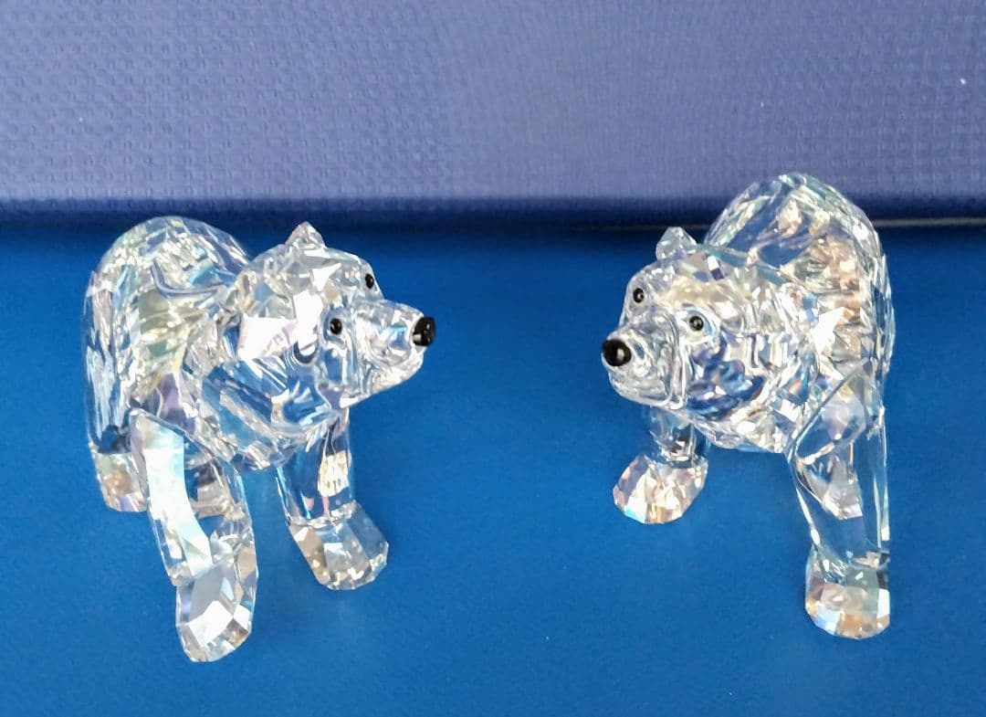 スワロフスキー置物レアー限定品【SCS会員限定品子熊】