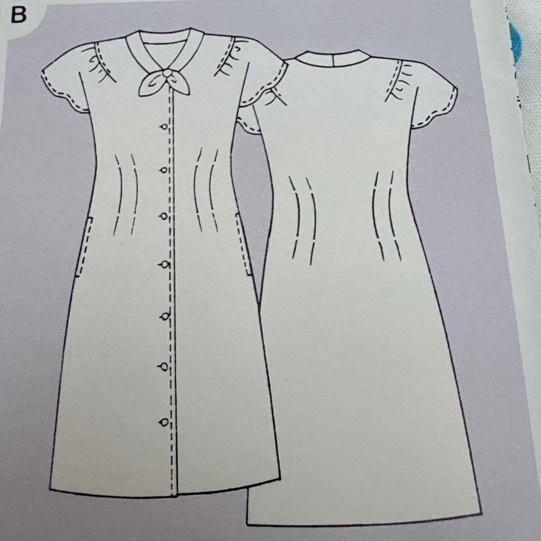 【Lily】婦人服昭和レトロパターン2ケセット！ワンピースほか