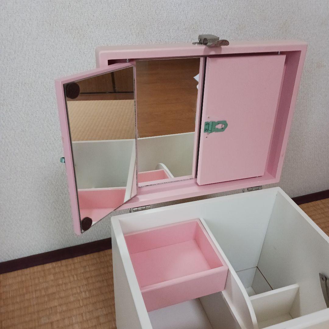 2000年製】 三面鏡 ハローキティ メイクボックス 小物入れ サンリオ