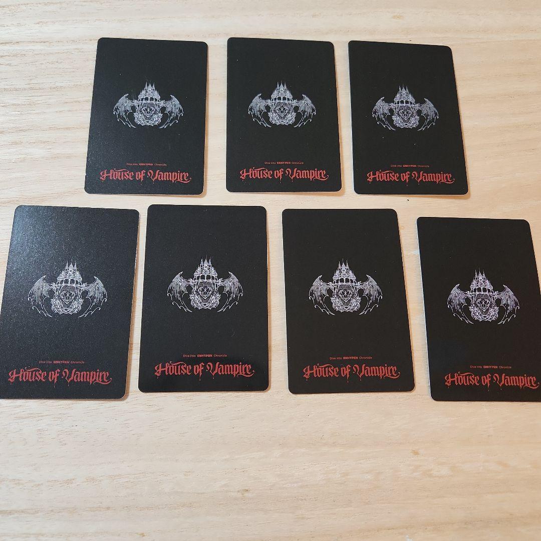 ENHYPEN House of Vampire VIP 特典トレカ 7枚 - メルカリ