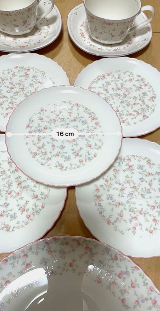 超美品ノリタケ　キューティーローズ　ティーセット　まとめ売り