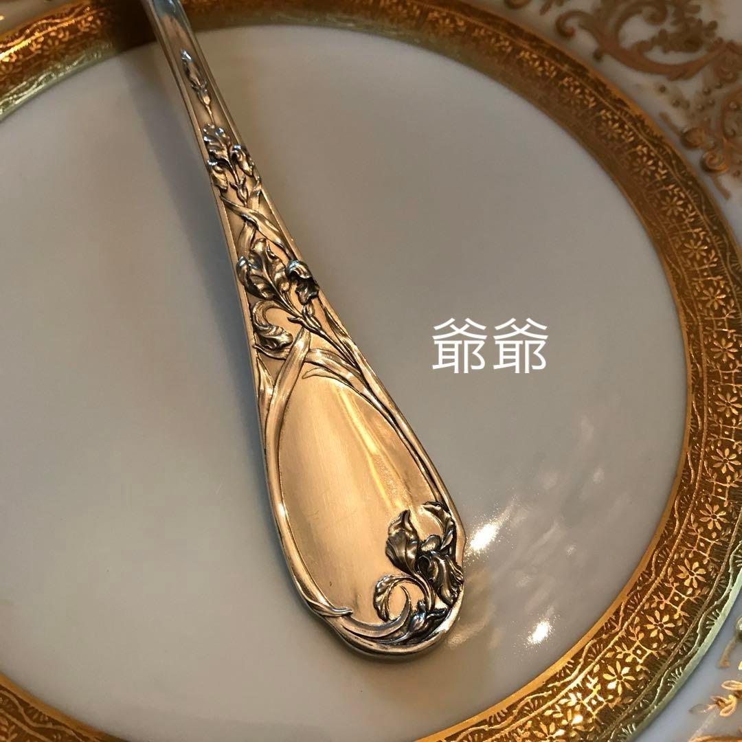 Puiforcat ピュイフォルカ／「アイリス」純銀製 フォーク２本