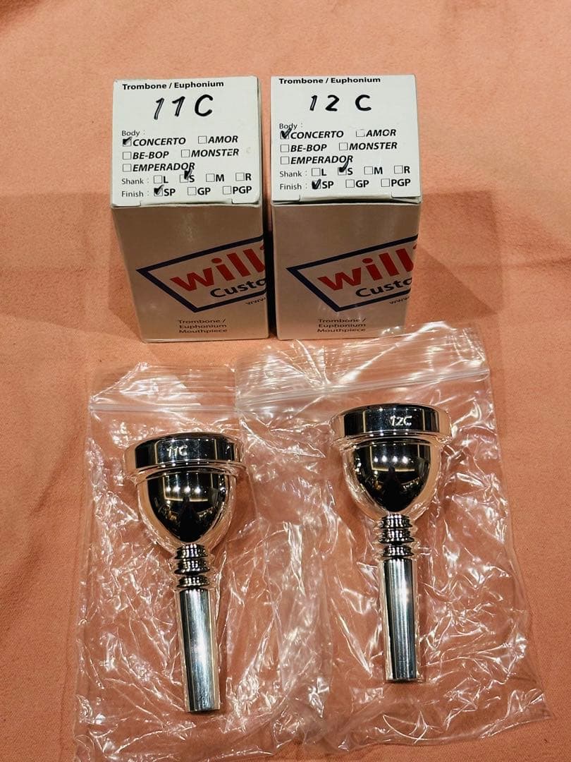 【新品】細管マウスピース　ウィリーズ【どちらか１本】