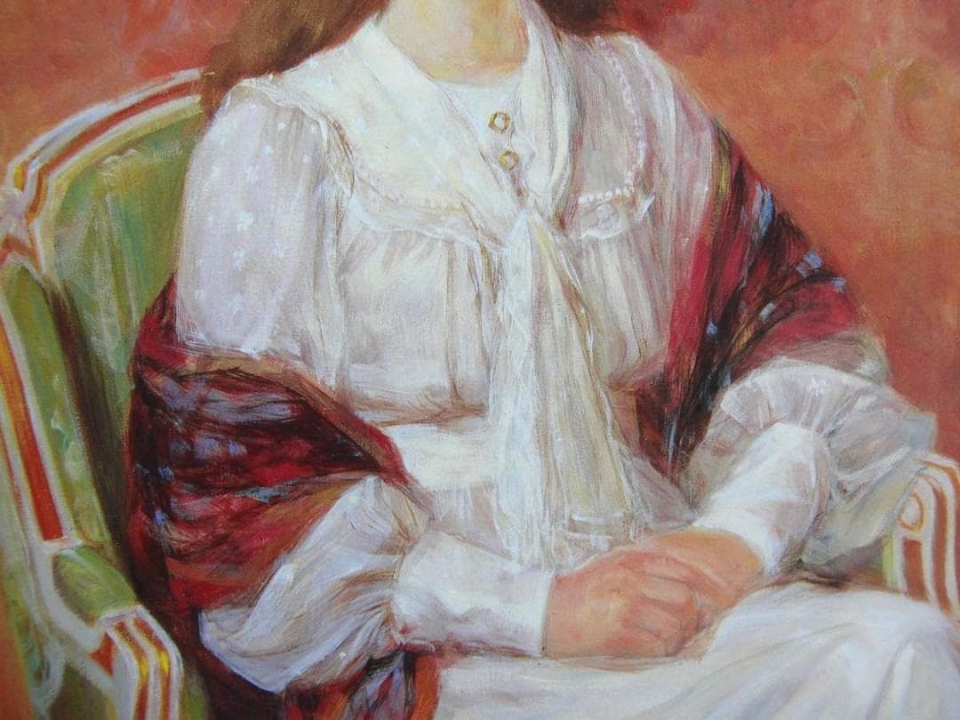 柳沢淑郎、「ひととき」、厳選、希少画集・額装画、人気作品、新品高級