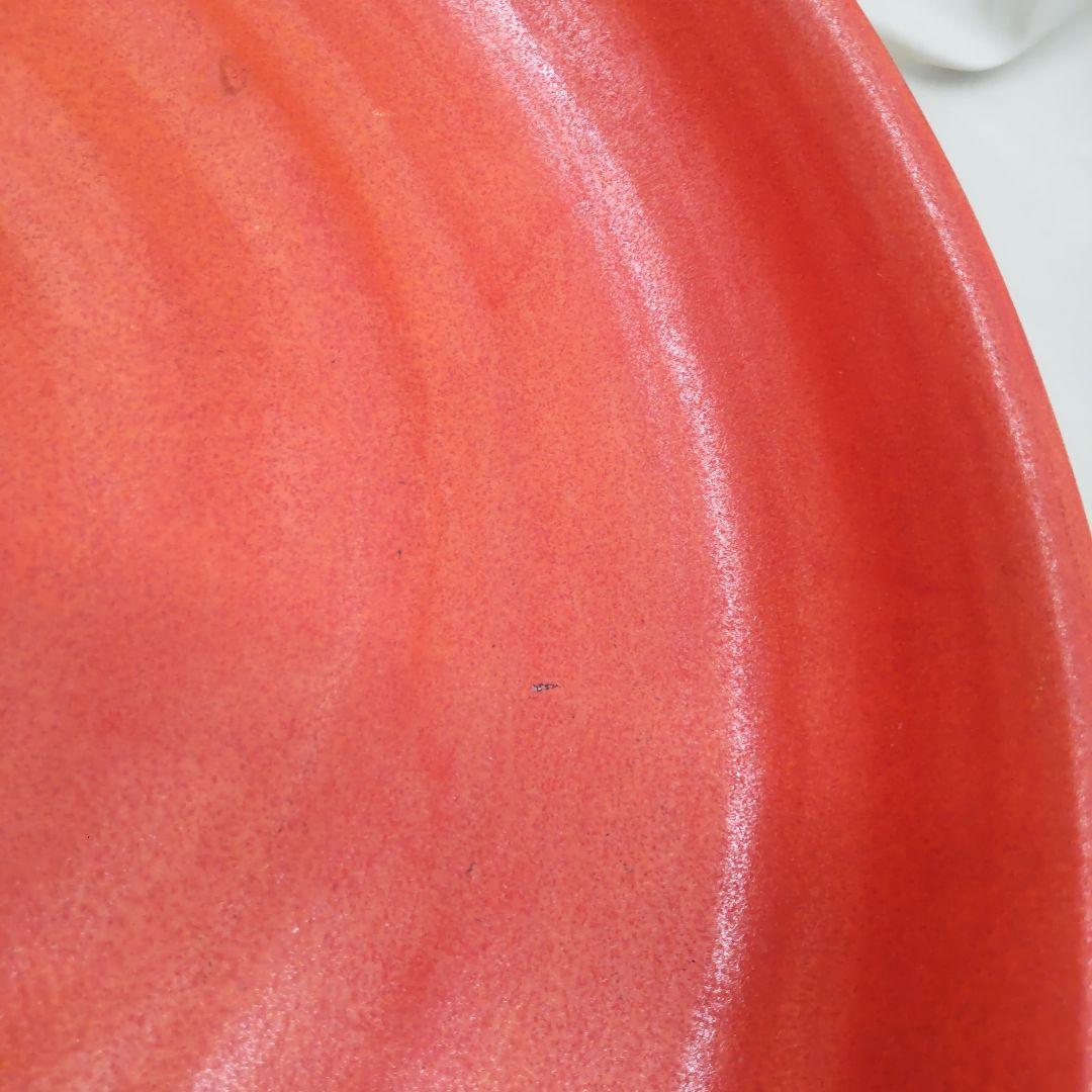 花堂作☆朱水盤 清水焼 花器 陶器 生け花 40cm