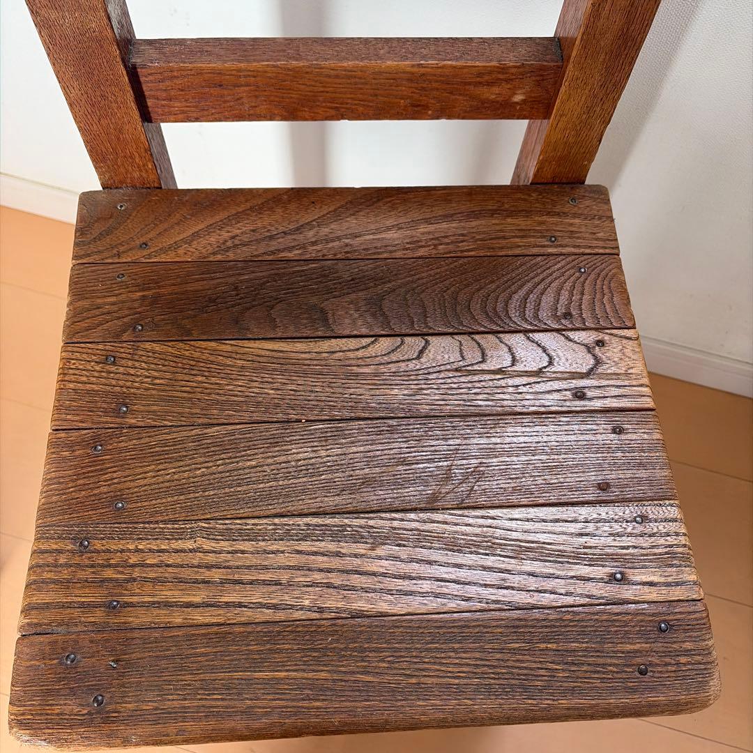 アンティーク椅子　古道具　木製　昭和の家具