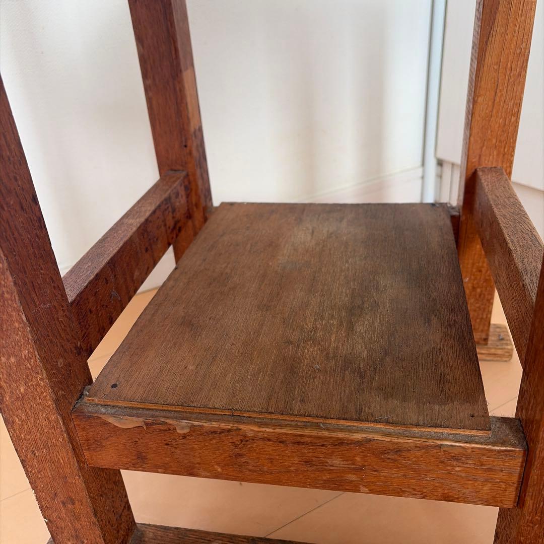 アンティーク椅子　古道具　木製　昭和の家具