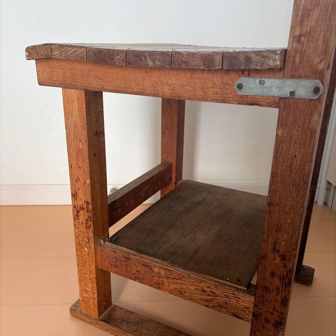 アンティーク椅子　古道具　木製　昭和の家具