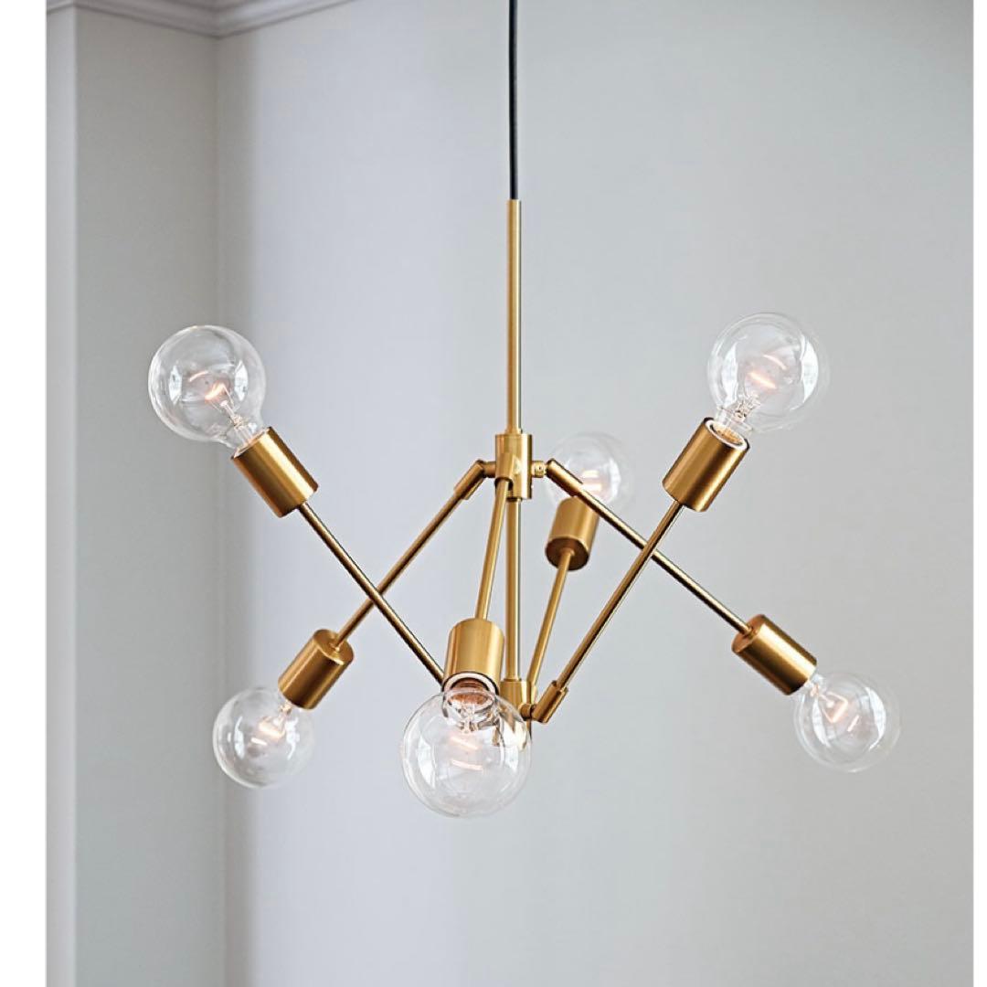 新品未使用✨unico シーリングライト 六頭 電球のみ 暖色