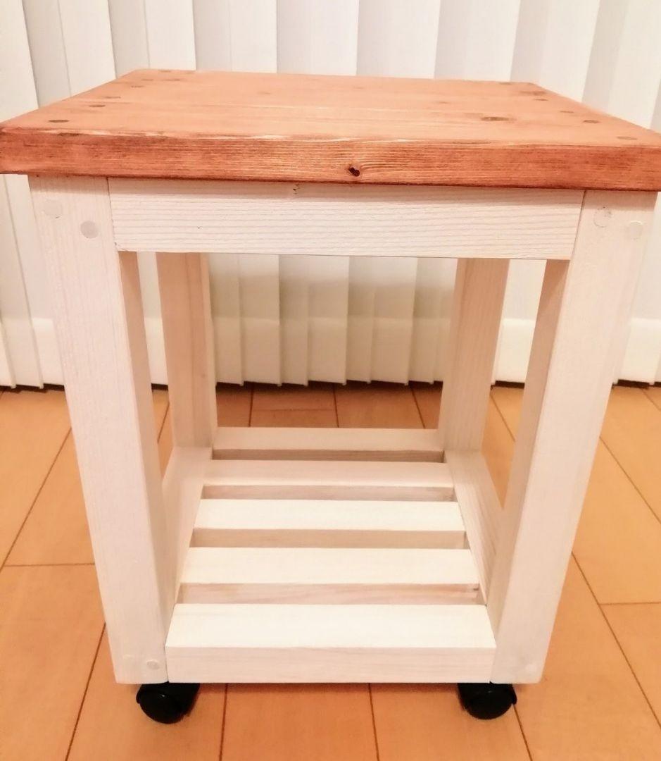 キャリアテーブル/スツール/センターテーブル/メープル【送料込み】