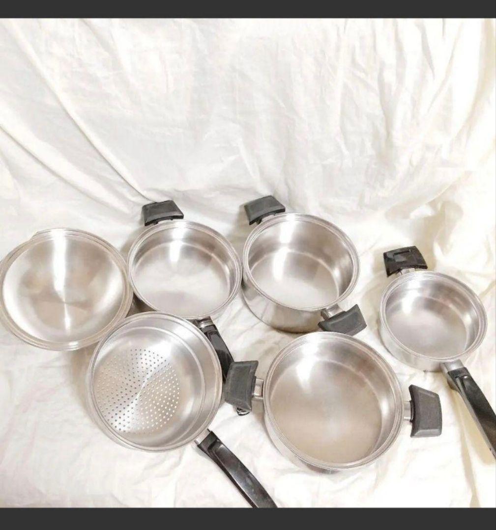 ロイヤルクイーン 希少 4コート新品 含む IH対応 レギュラーセット@