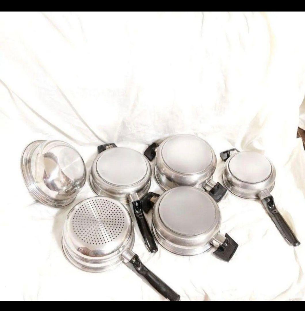 ロイヤルクイーン 希少 4コート新品 含む IH対応 レギュラーセット@