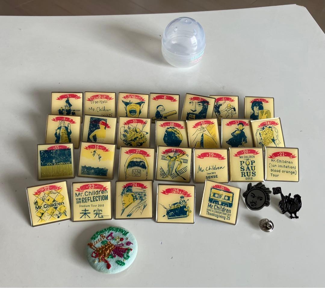 ミスチル(mr.children)バッジコンプ