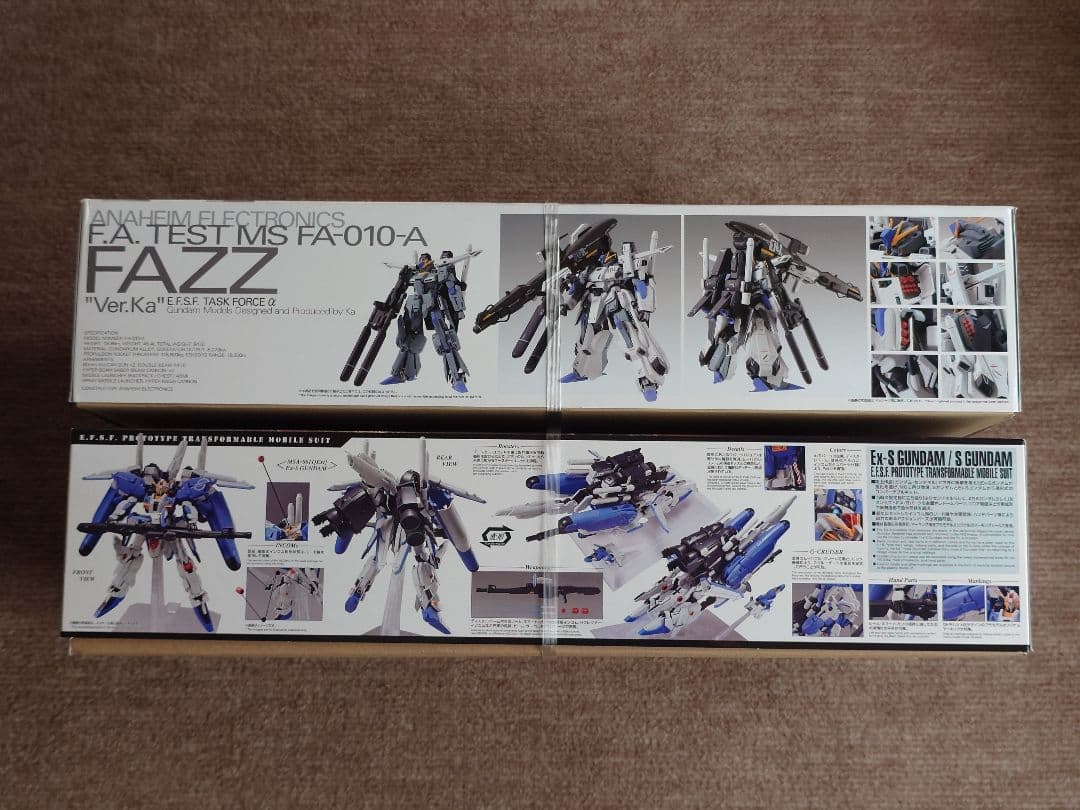 MG 1/100 Ex-Sガンダム/Sガンダム FAZZ ver.ka