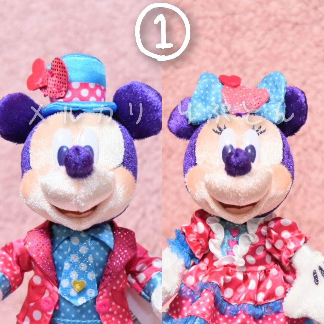 ミニーのファンダーランド・ミッキー＆ミニー ぬいぐるみバッジ セット