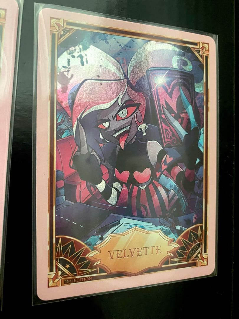 ハズビンホテル ヴァレンティノ 銃 ヴェルベット トレカ foil レア 2nd