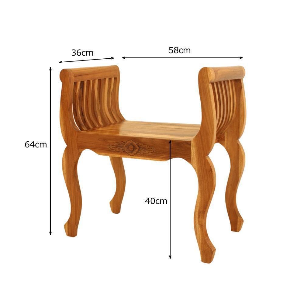 訳あり アジアン チーク家具 無垢 デザインスツール リゾートチェア 椅子 腰掛