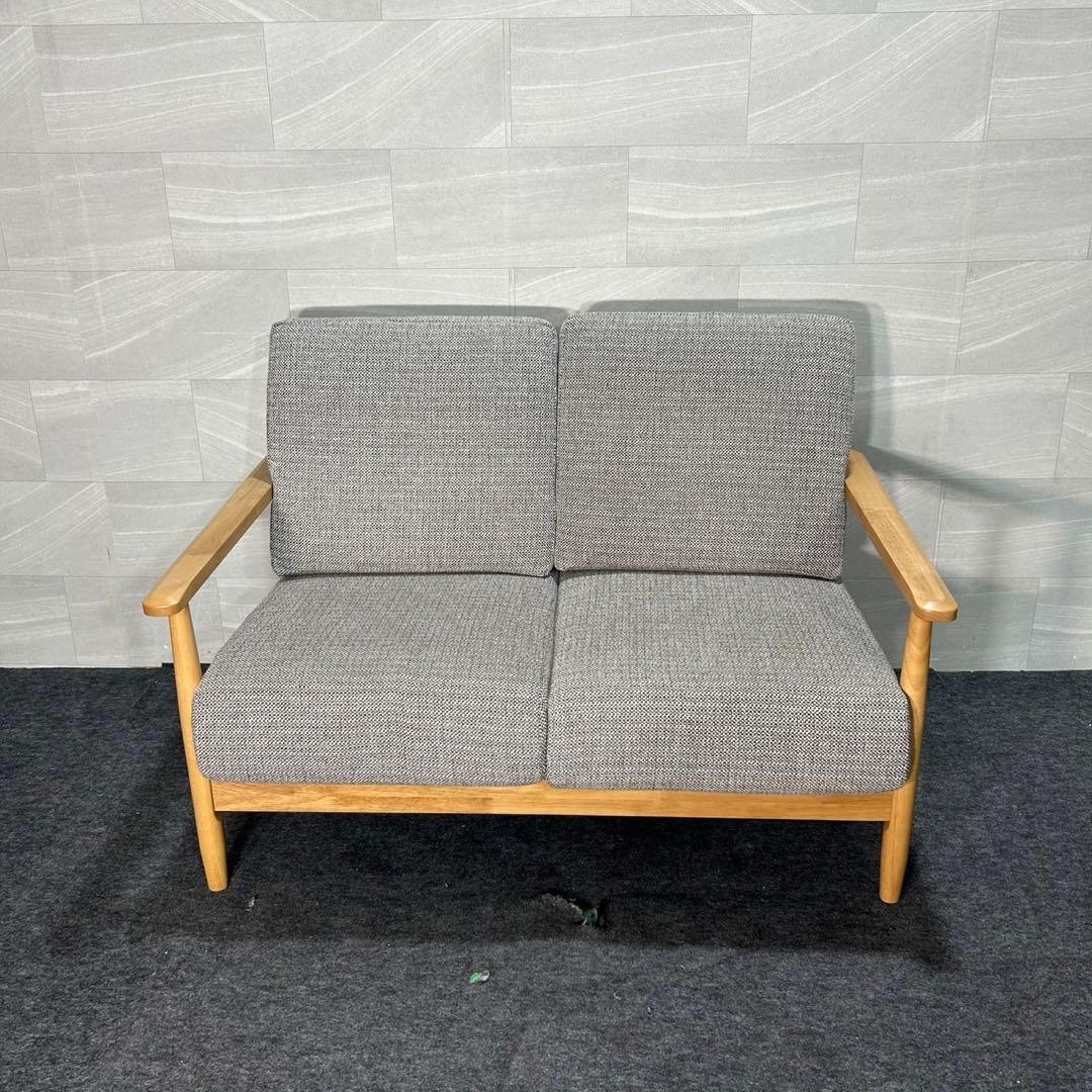 ニトリ ソファ 2人掛け 布張り マイス シンプル おしゃれ 家具 d4042