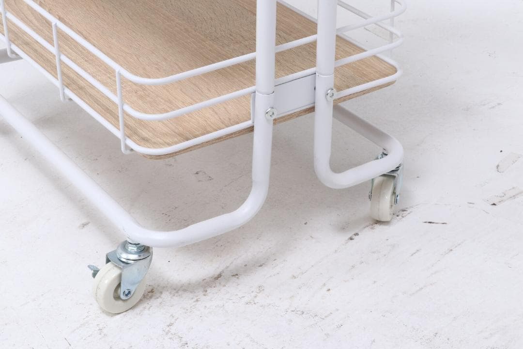 FJ WG VT　収納ワゴン　ホワイト　収納ラック