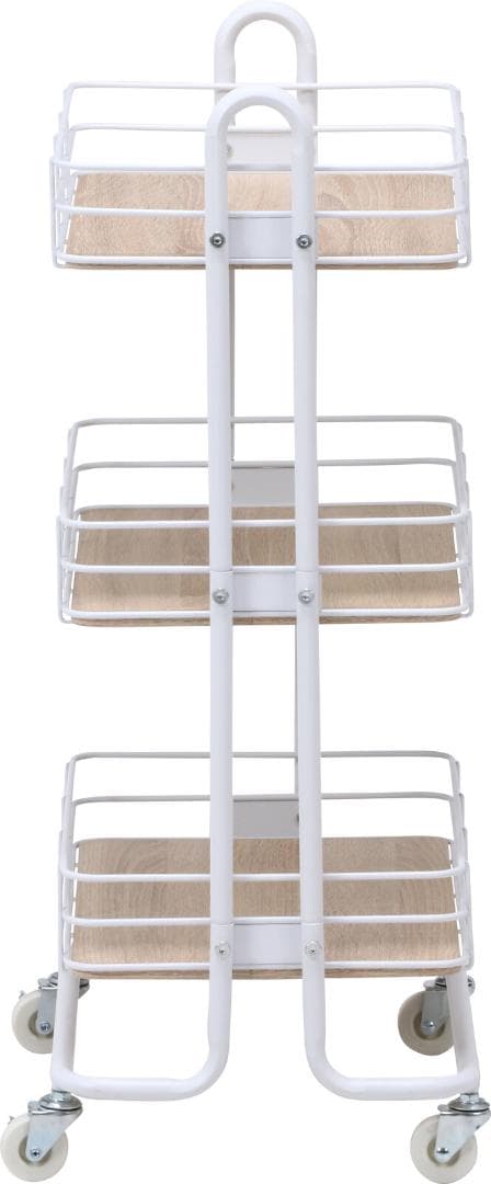 FJ WG VT　収納ワゴン　ホワイト　収納ラック