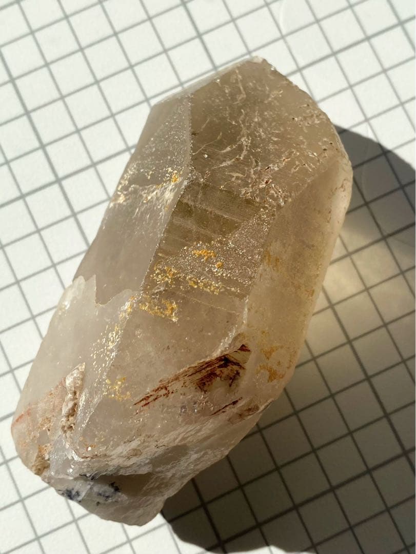 ライトニングクォーツ　雷水晶　天然石　ライトニングクリスタル　水晶　原石