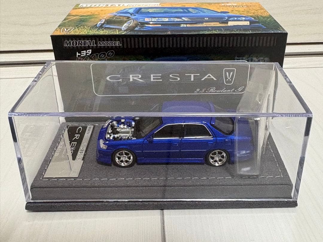 週末価格《新品箱付》1:64 トヨタ クレスタ ミニカー