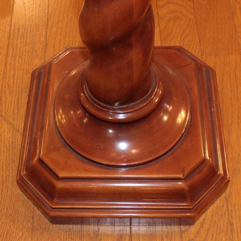 ディスプレイスタンド 木製飾り台 ツイスト支柱 699-549