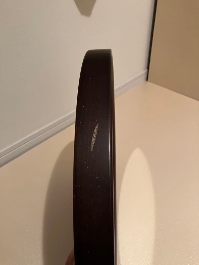 秋田木工【柳宗理】古代色 曲木鏡 壁掛け 木製　ウォールミラー