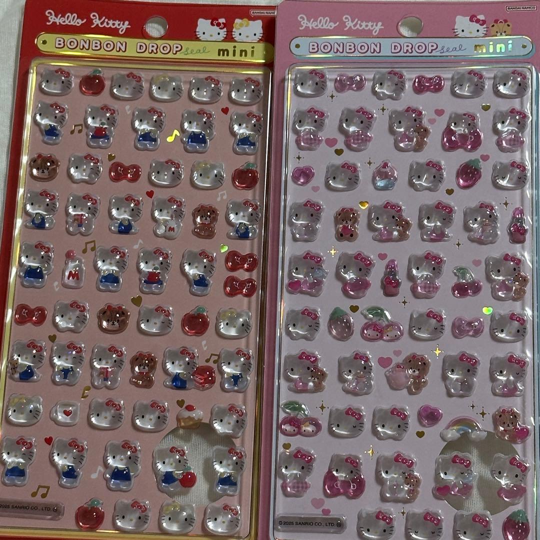 国内正規品 サンリオ ボンボンドロップシールミニ mini シール 8種セット