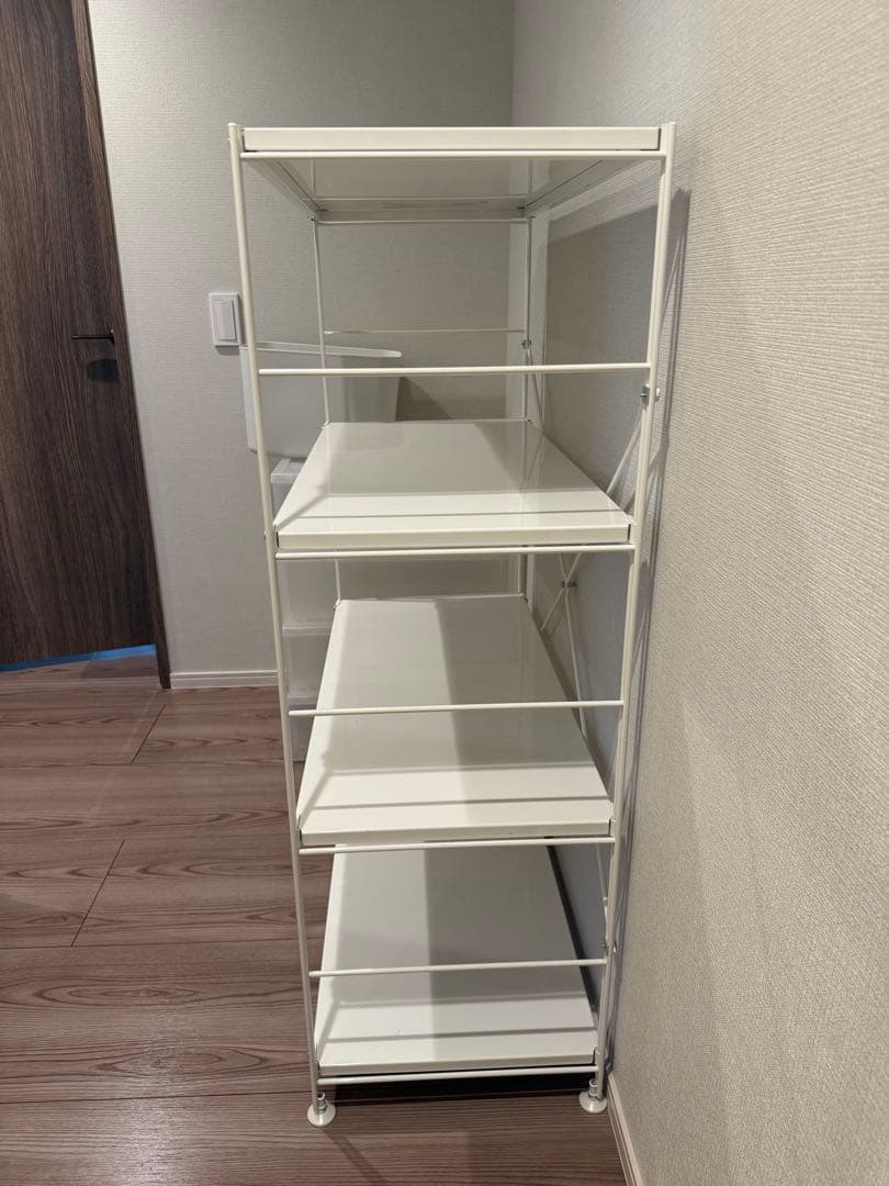 【送料込】無印良品　スチールユニットシェルフ　ワイド　中