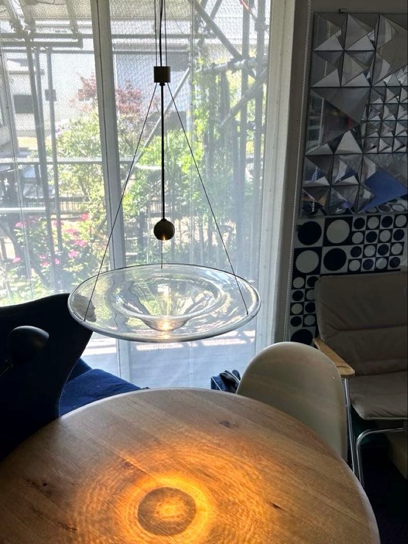 [海外輸入品]　カスタマイズ品　モダンペンダントLEDライト(暖色)　アート