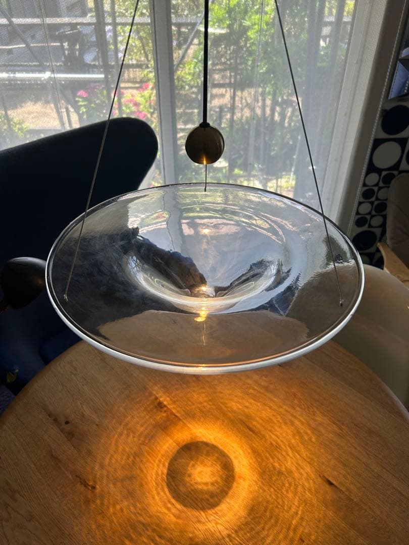 [海外輸入品]　カスタマイズ品　モダンペンダントLEDライト(暖色)　アート