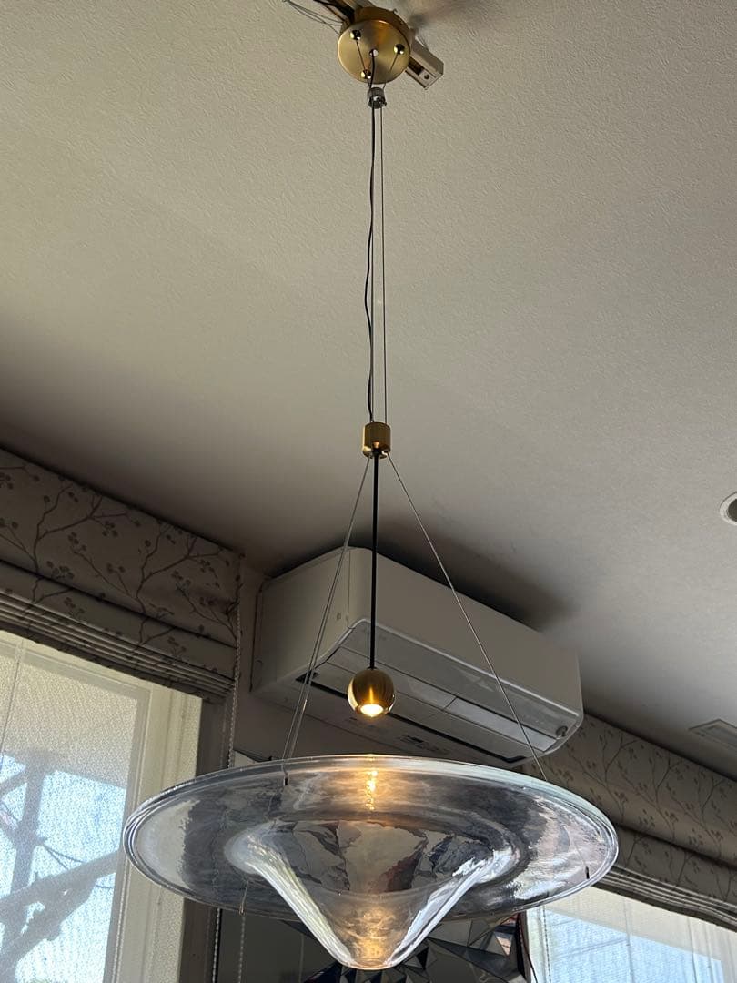 [海外輸入品]　カスタマイズ品　モダンペンダントLEDライト(暖色)　アート