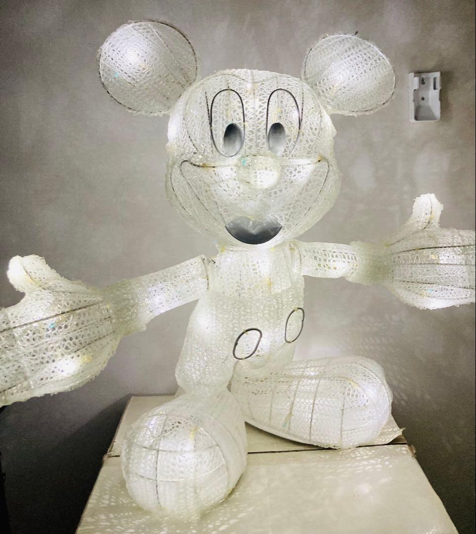 BIGサイズ❗️廃盤❗️クリスタル ミッキーマウス イルミネーション ✨