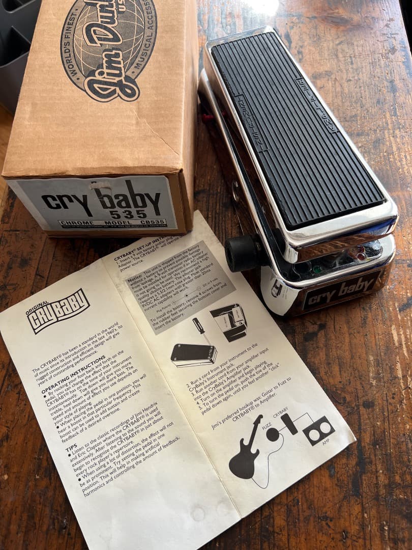 Cry Baby Wah CB535 Chrome クライベイビー ワウペダル