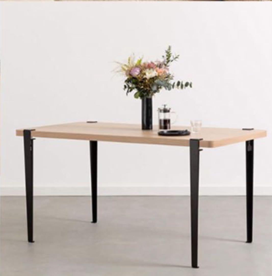 【送料無料】カウンター テーブル ナチュラル ブラック 脚