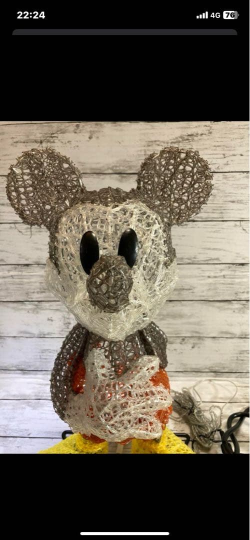 タカショー　ミッキーマウス 3D モチーフライト　クリスマス