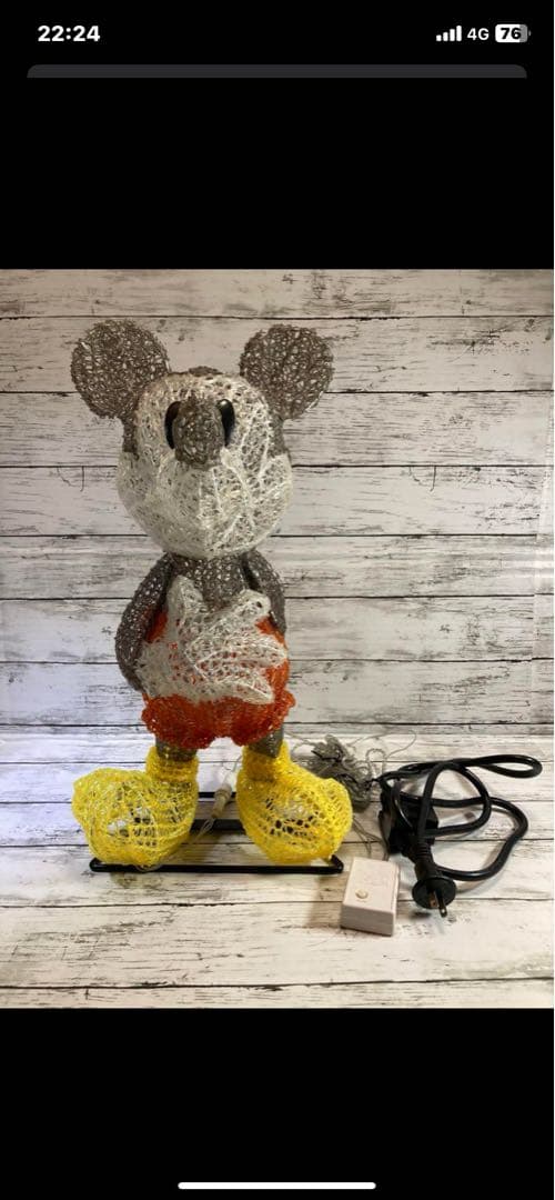 タカショー　ミッキーマウス 3D モチーフライト　クリスマス